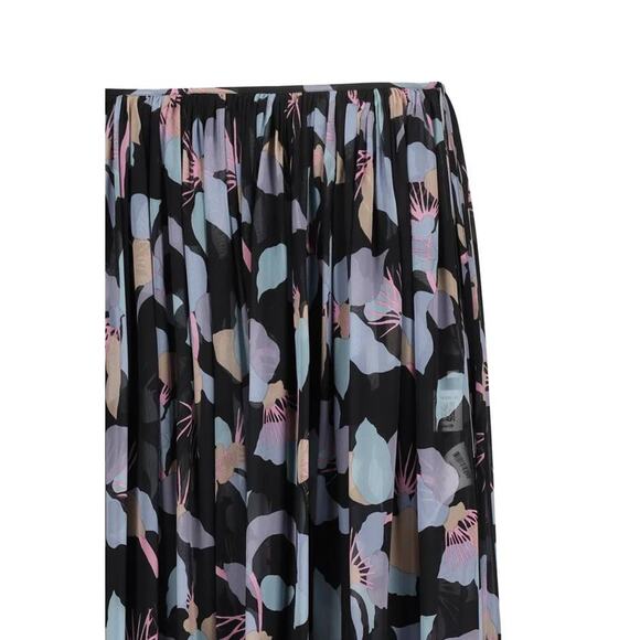 Chloe Gathered Maxi Skirt in Black 36 US 4 - Picture 4 of 4